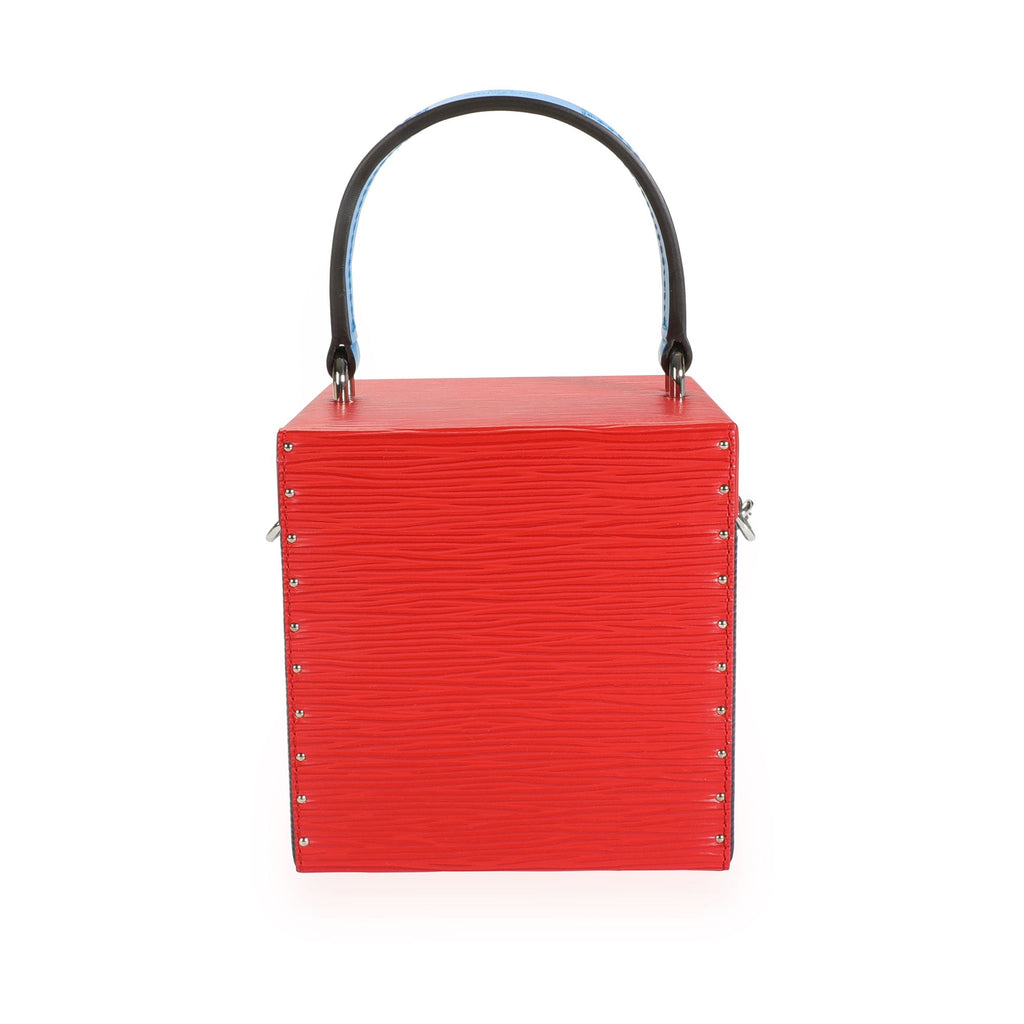Louis Vuitton Indigo & Coquelicot Epi Bleecker Box