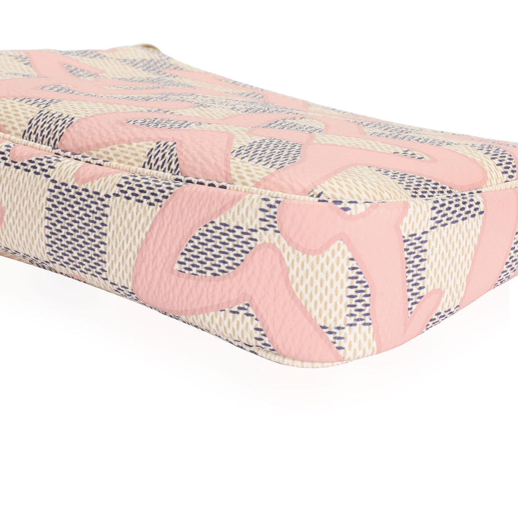 Louis Vuitton Louis Vuitton Damier Azur Tahitienne Mini Pochette Accessoires