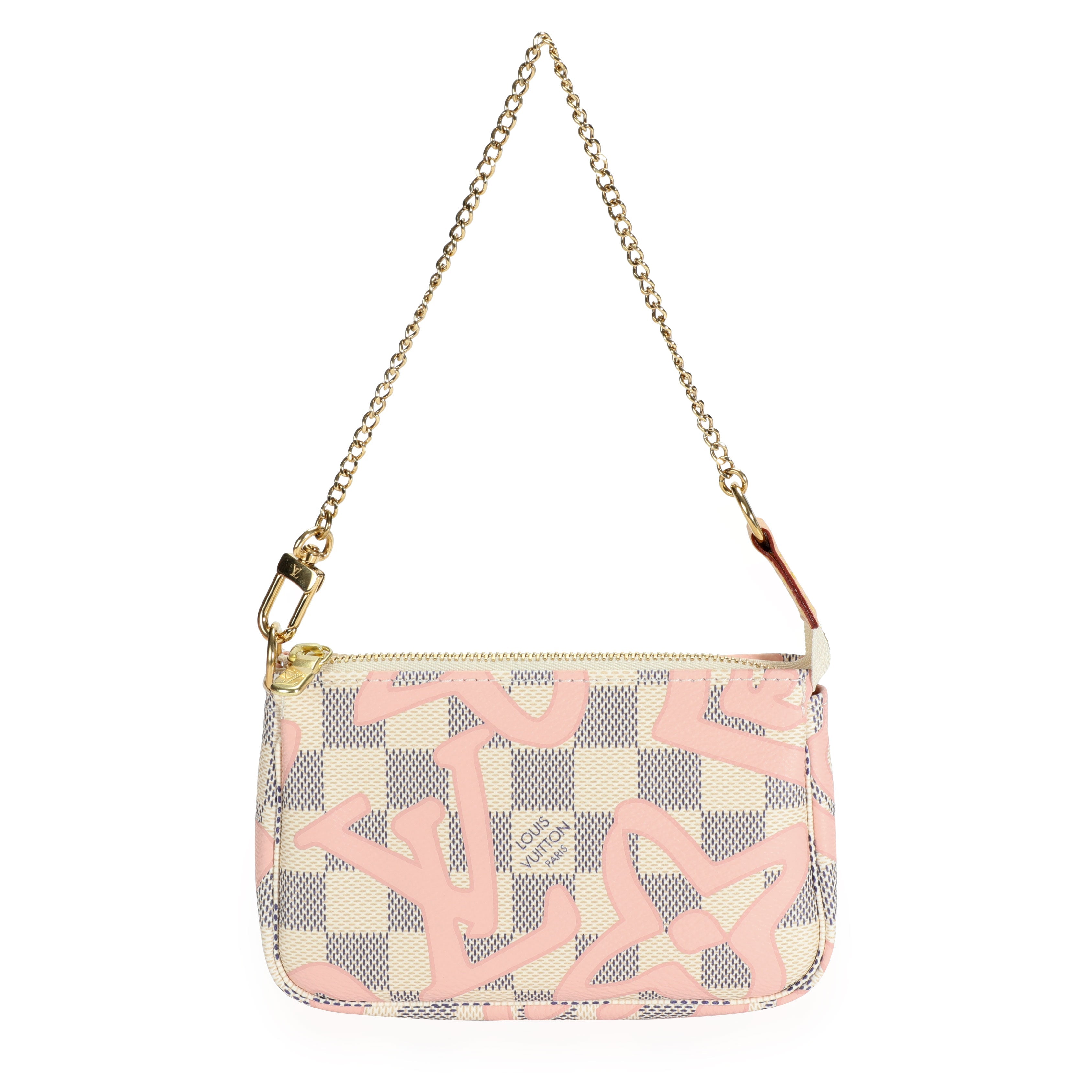 Louis Vuitton Louis Vuitton Damier Azur Tahitienne Mini Pochette Accessoires