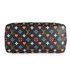 Louis Vuitton Louis Vuitton Black Multicolor Game On Monogram Canvas Neverfull MM