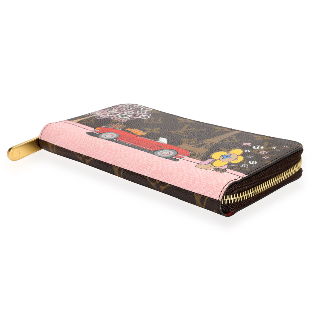 Louis Vuitton Louis Vuitton Vivienne Christmas Animation Monogram Canvas Zippy Wallet