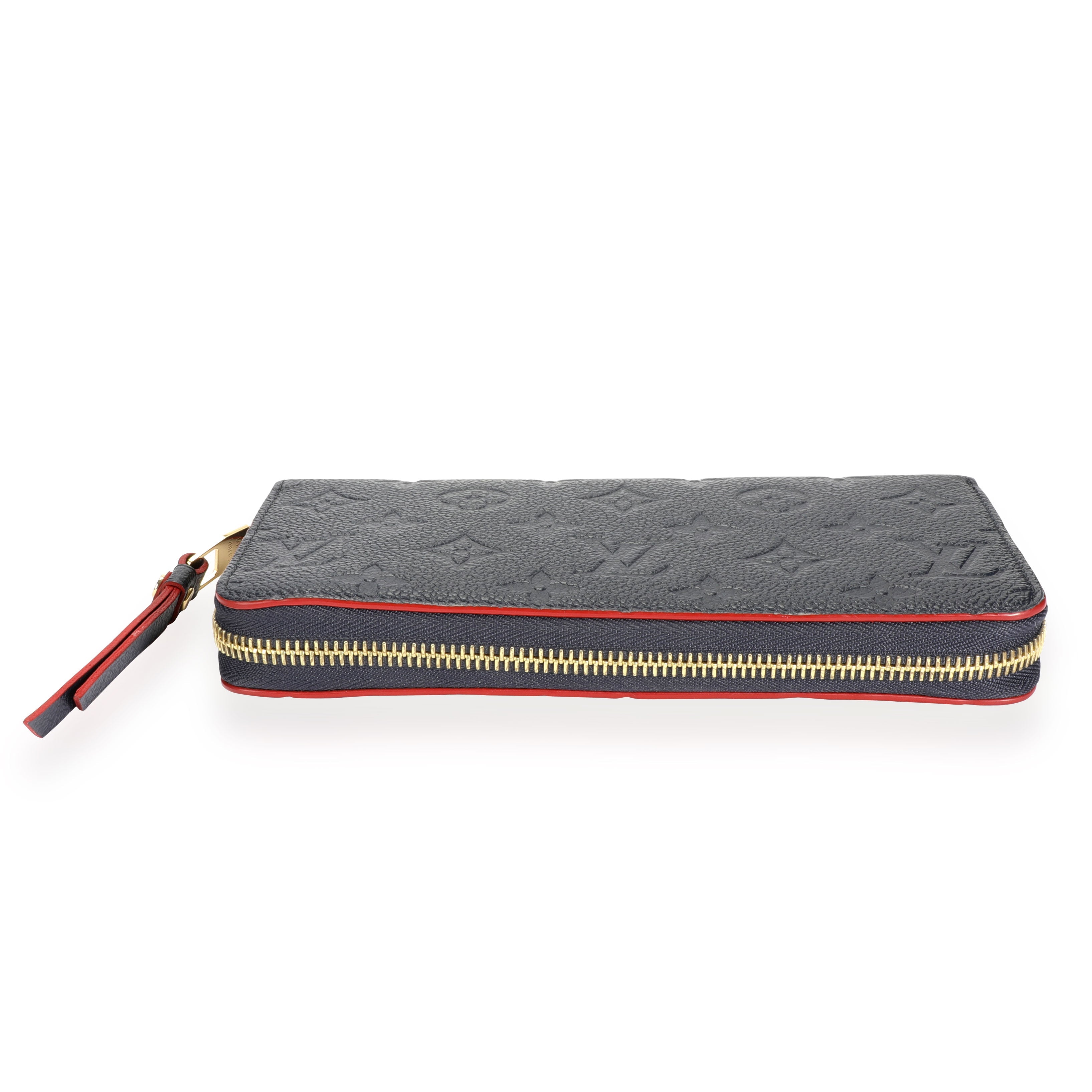 Louis Vuitton Louis Vuitton Marine Rouge Monogram Empreinte Zippy Wallet
