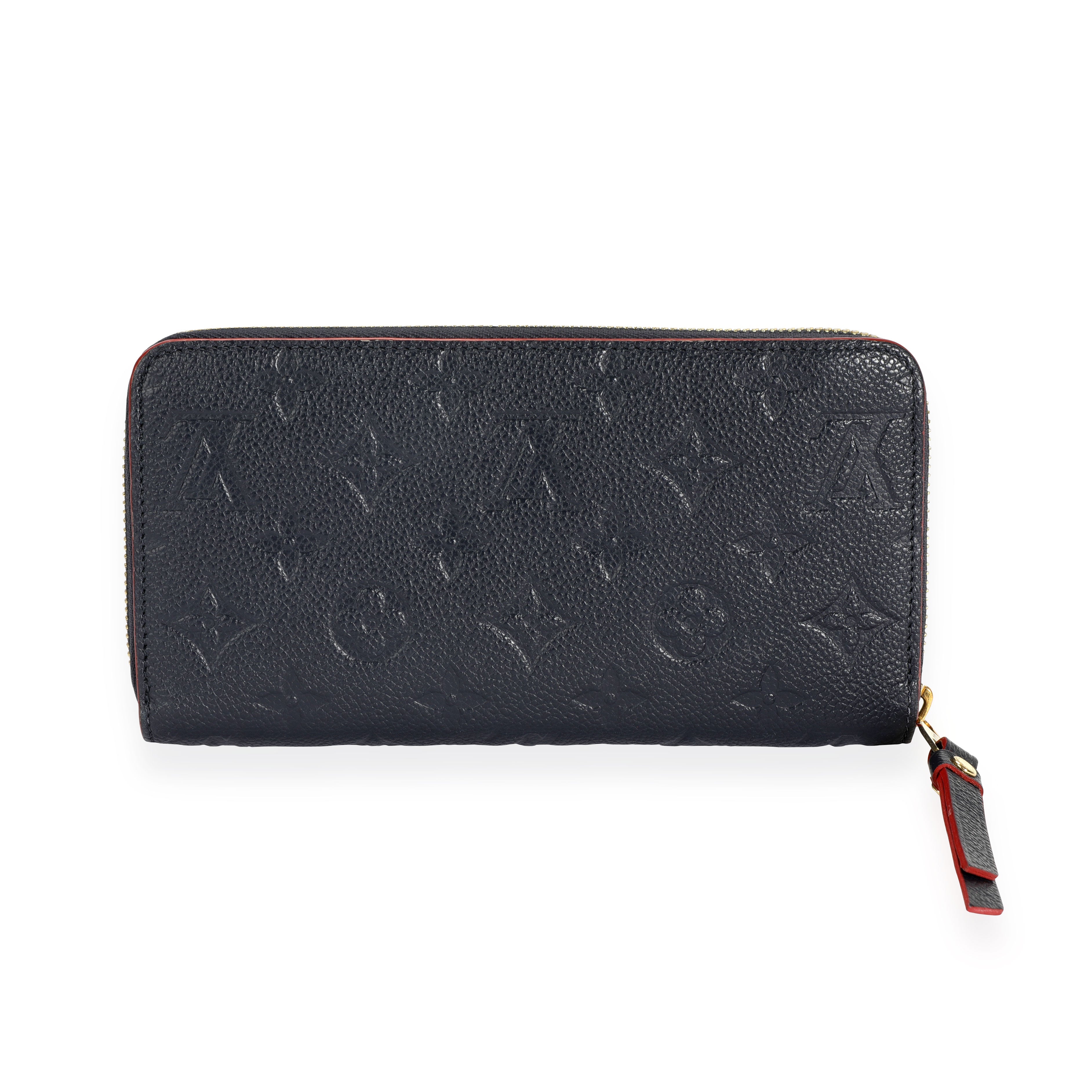 Louis Vuitton Louis Vuitton Marine Rouge Monogram Empreinte Zippy Wallet