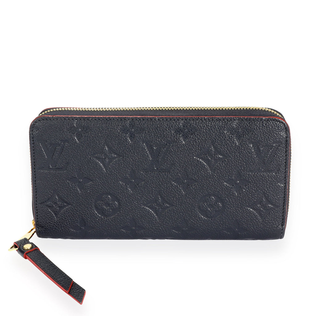 Louis Vuitton Louis Vuitton Marine Rouge Monogram Empreinte Zippy Wallet