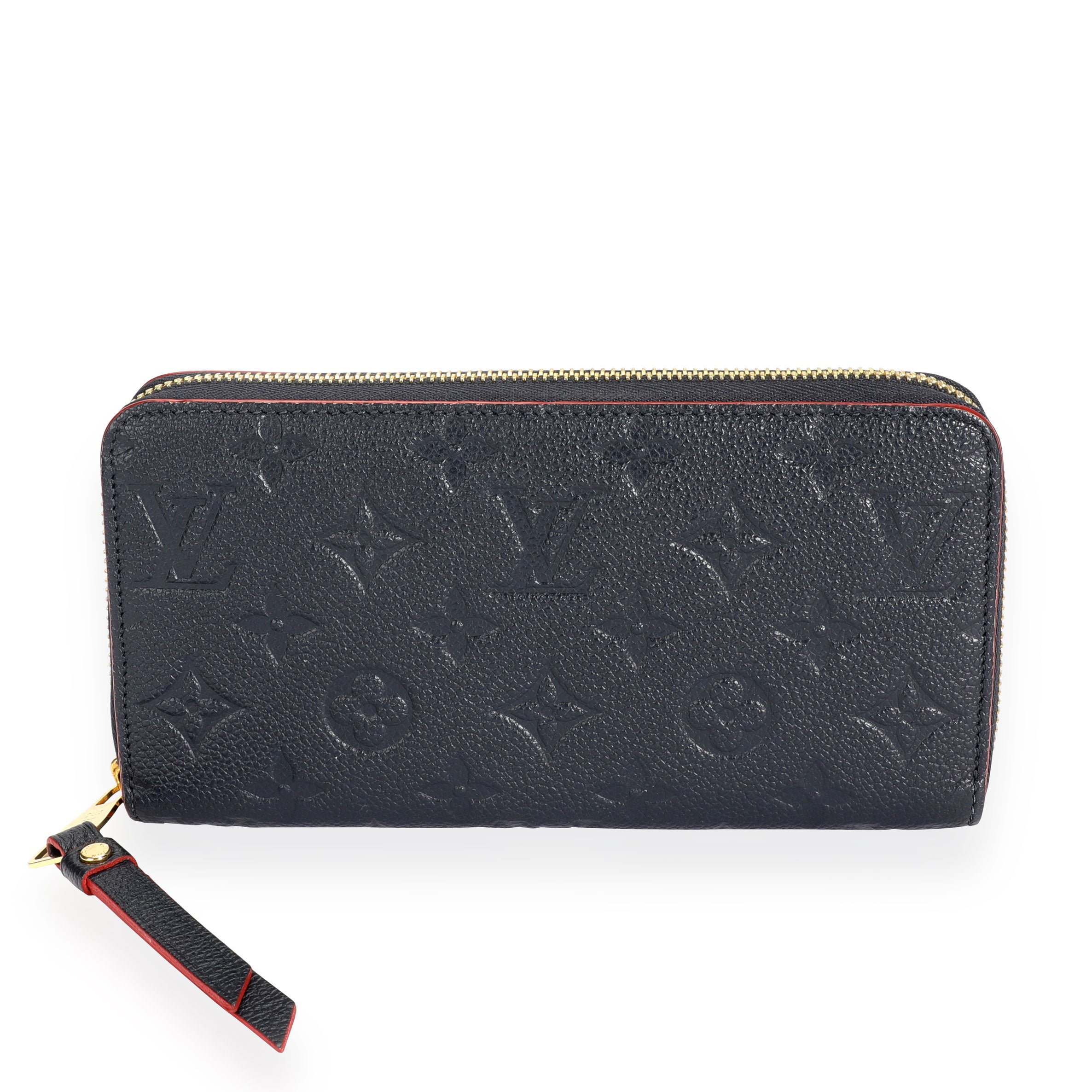 Louis Vuitton Louis Vuitton Marine Rouge Monogram Empreinte Zippy Wallet