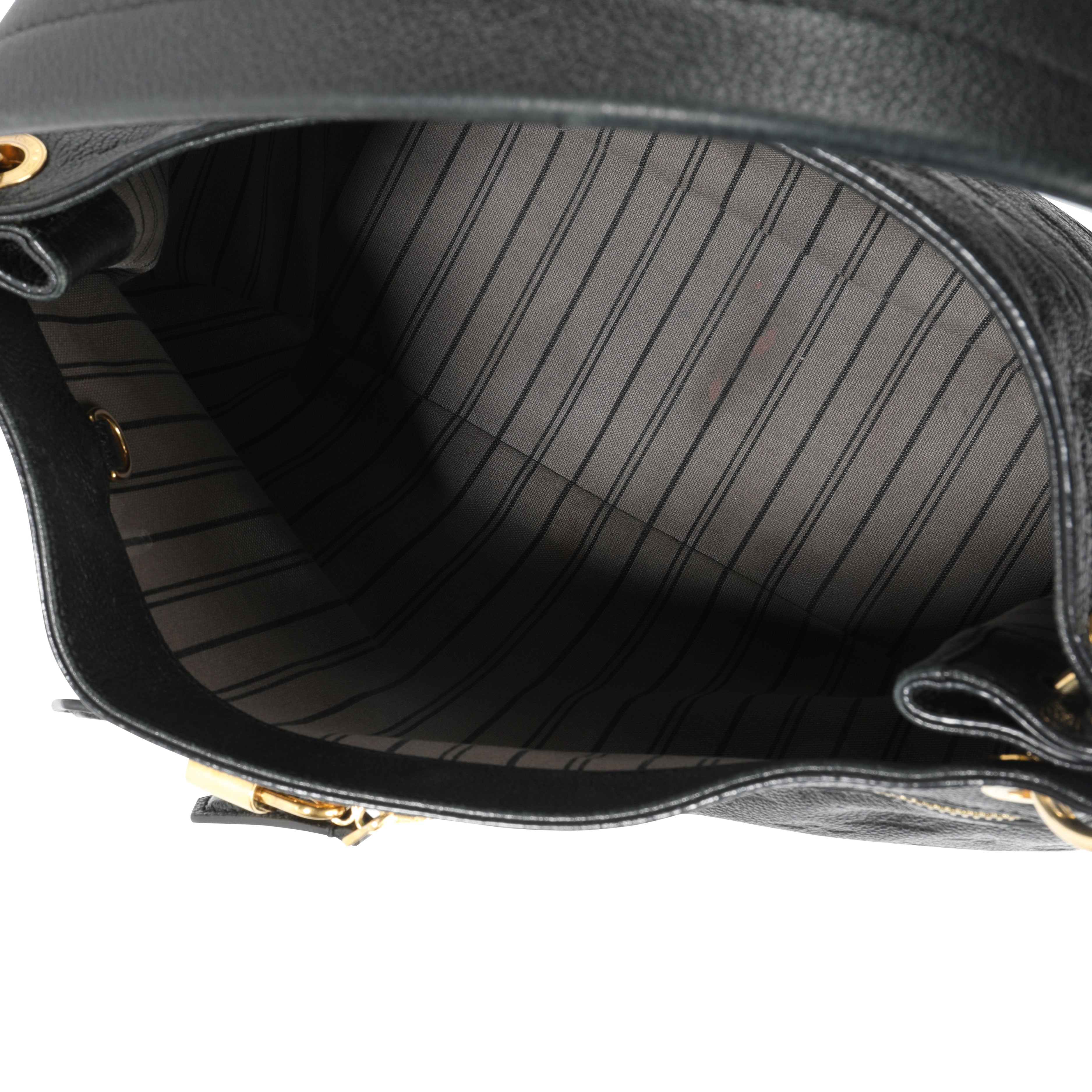 Louis Vuitton Louis Vuitton Black Monogram Empreinte Spontini Bag