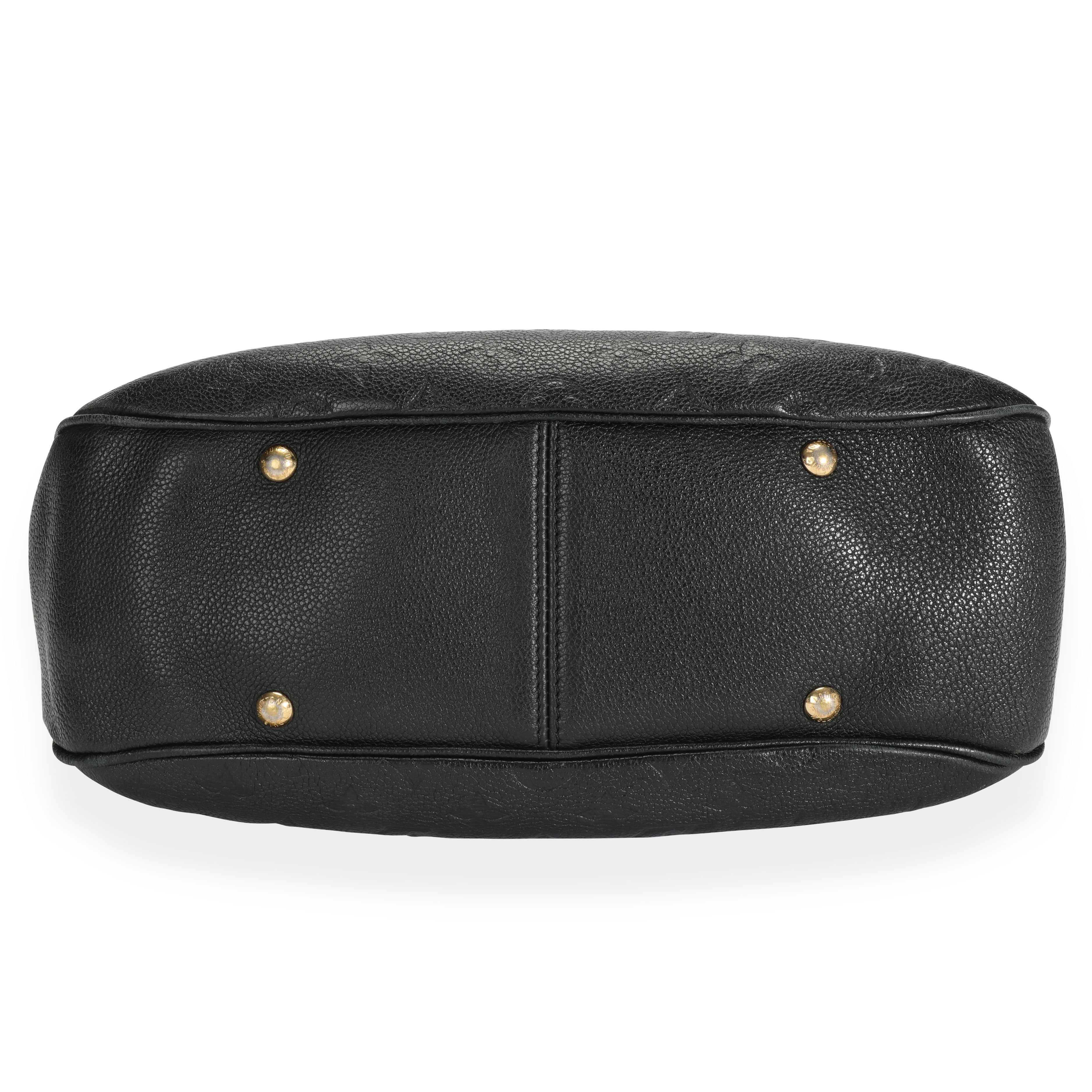 Louis Vuitton Louis Vuitton Black Monogram Empreinte Spontini Bag
