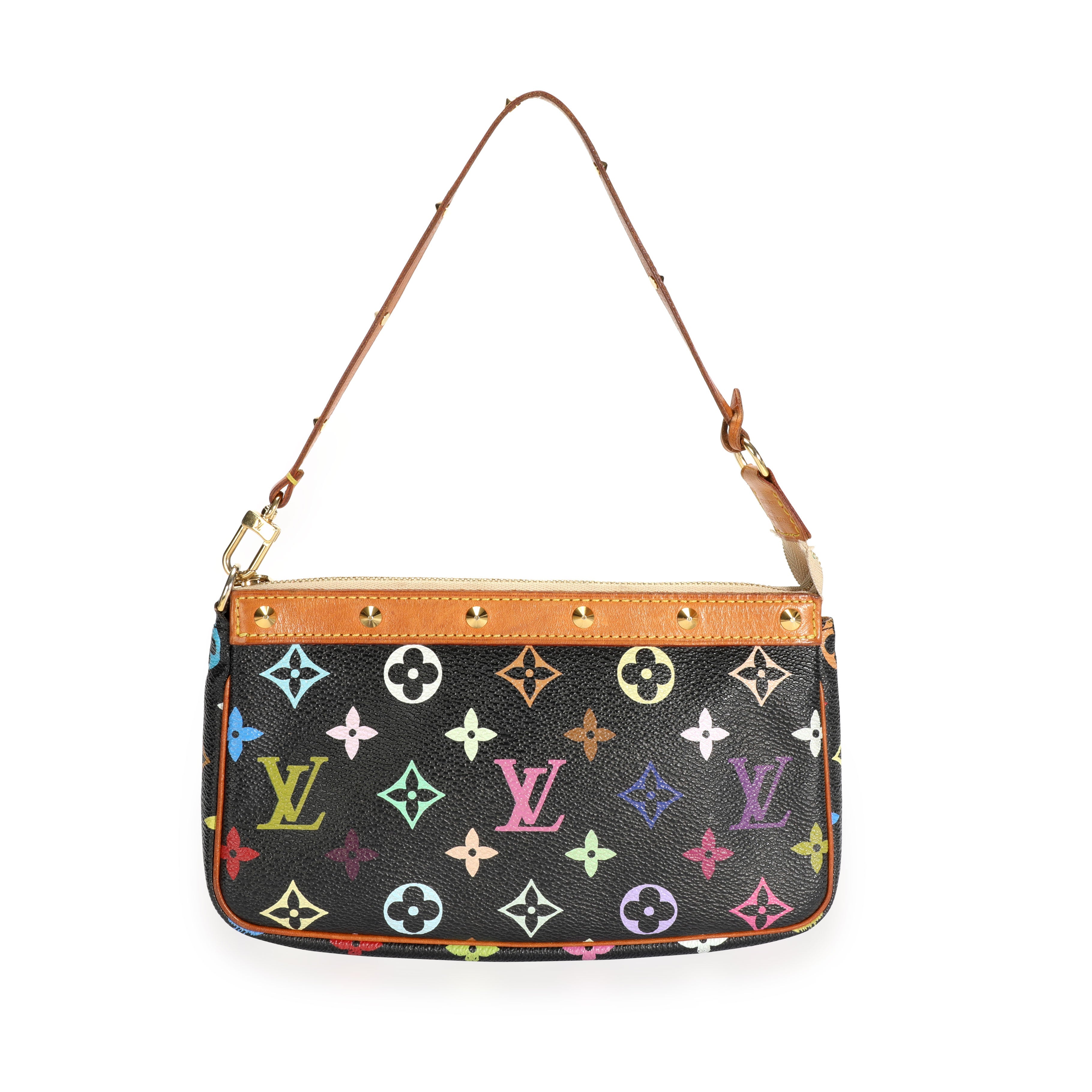 Louis Vuitton Louis Vuitton Black Monogram Multicolore Pochette Accessoires