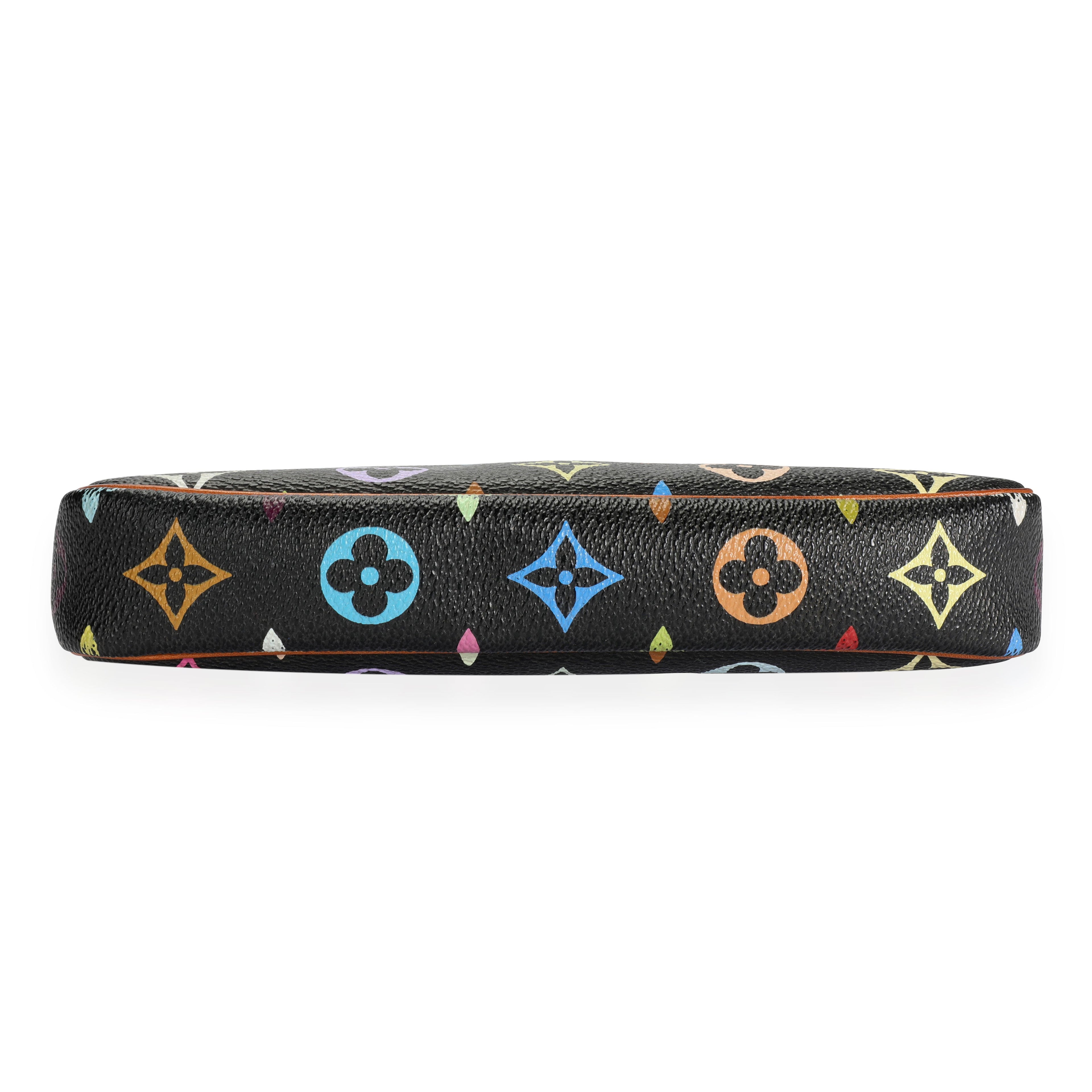 Louis Vuitton Louis Vuitton Black Monogram Multicolore Pochette Accessoires