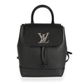 Louis Vuitton Louis Vuitton Black Calfskin Lockme Mini Backpack