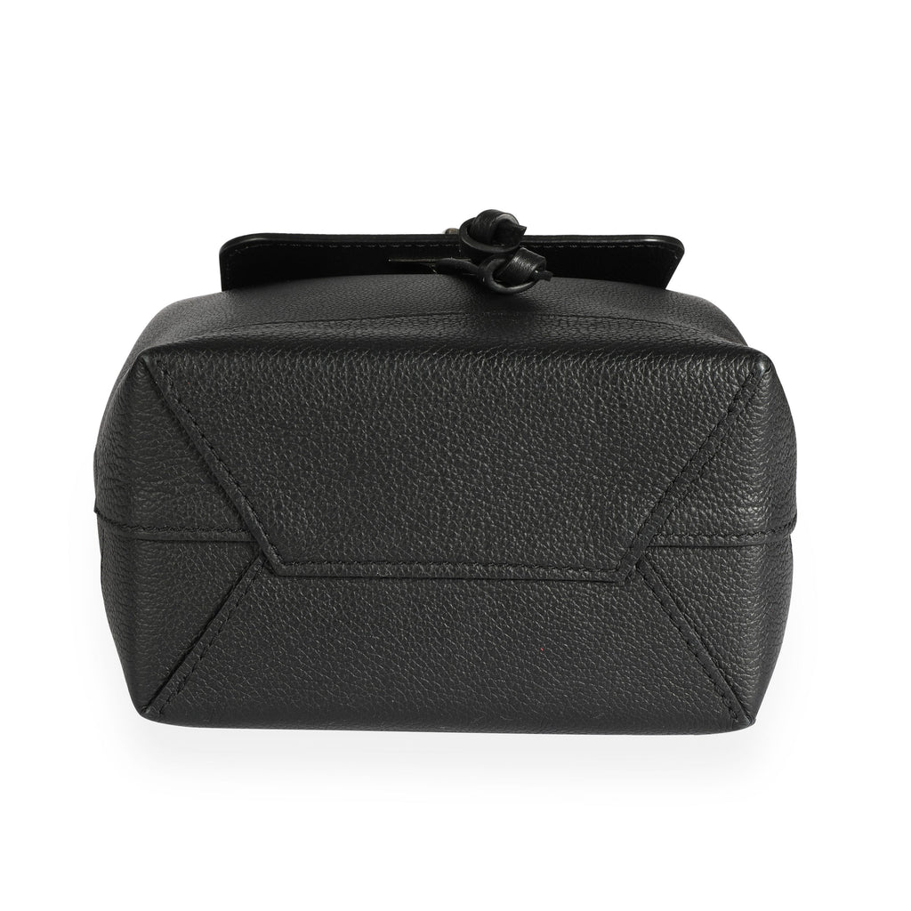 Louis Vuitton Louis Vuitton Black Calfskin Lockme Mini Backpack