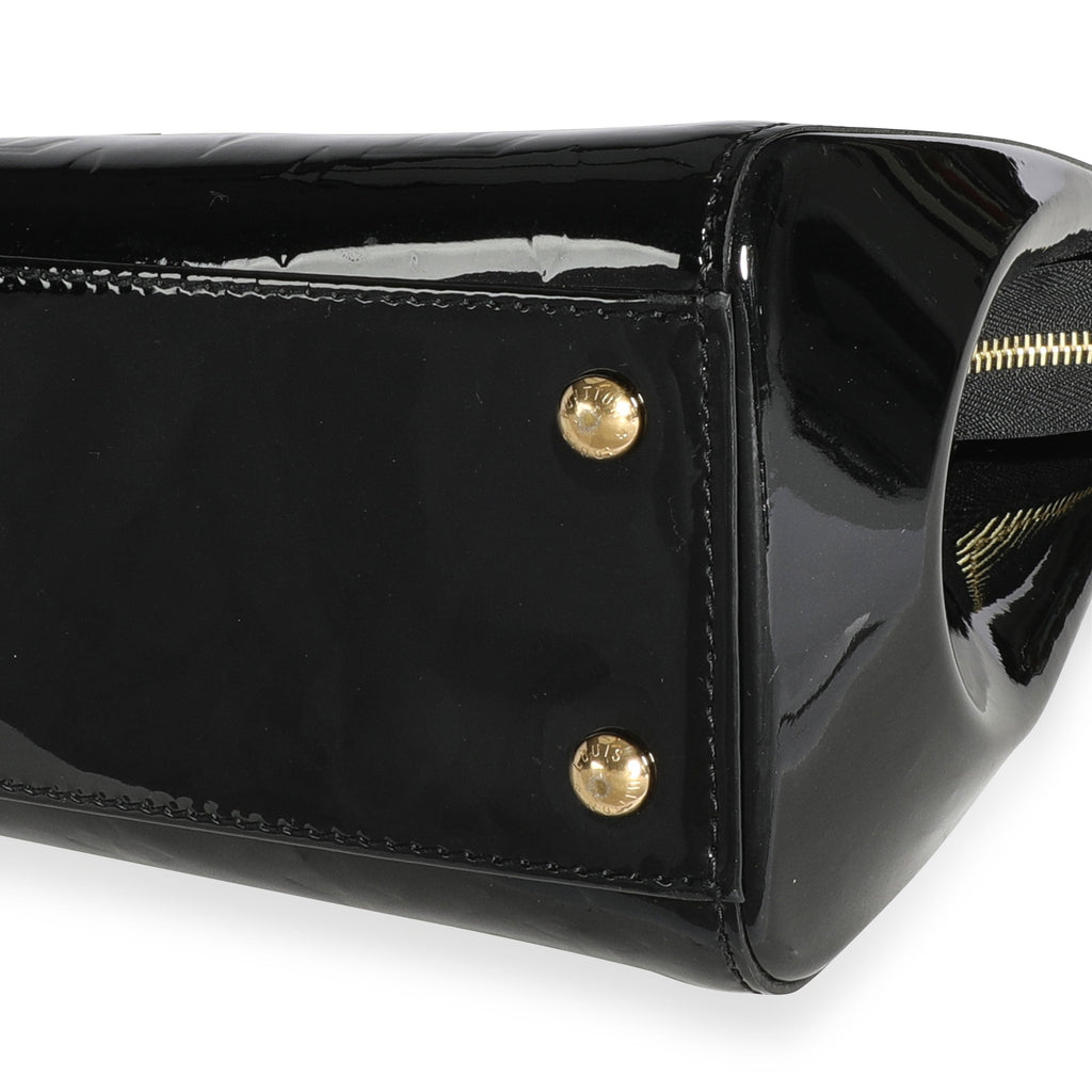 Louis Vuitton Louis Vuitton Black Monogram Vernis Brea NM MM