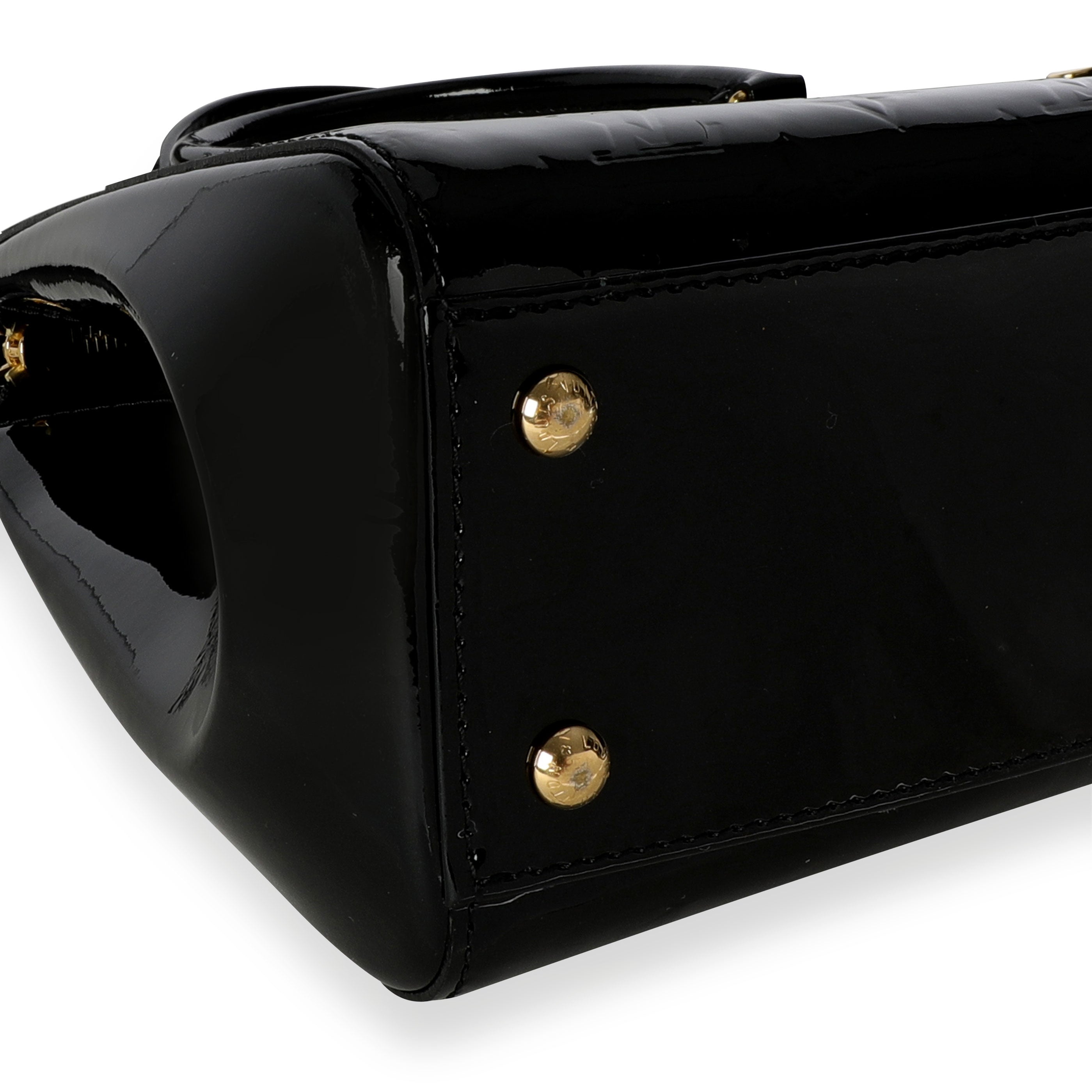 Louis Vuitton Louis Vuitton Black Monogram Vernis Brea NM MM