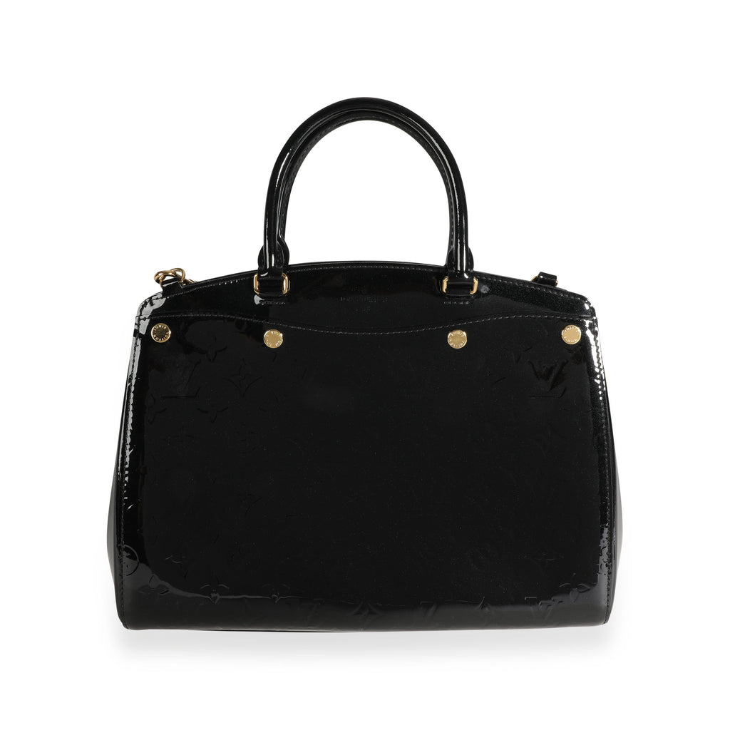 Louis Vuitton Louis Vuitton Black Monogram Vernis Brea NM MM