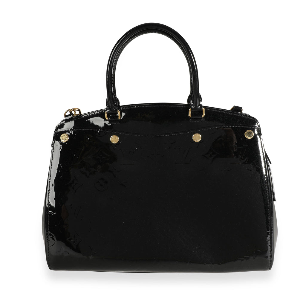 Louis Vuitton Louis Vuitton Black Monogram Vernis Brea NM MM