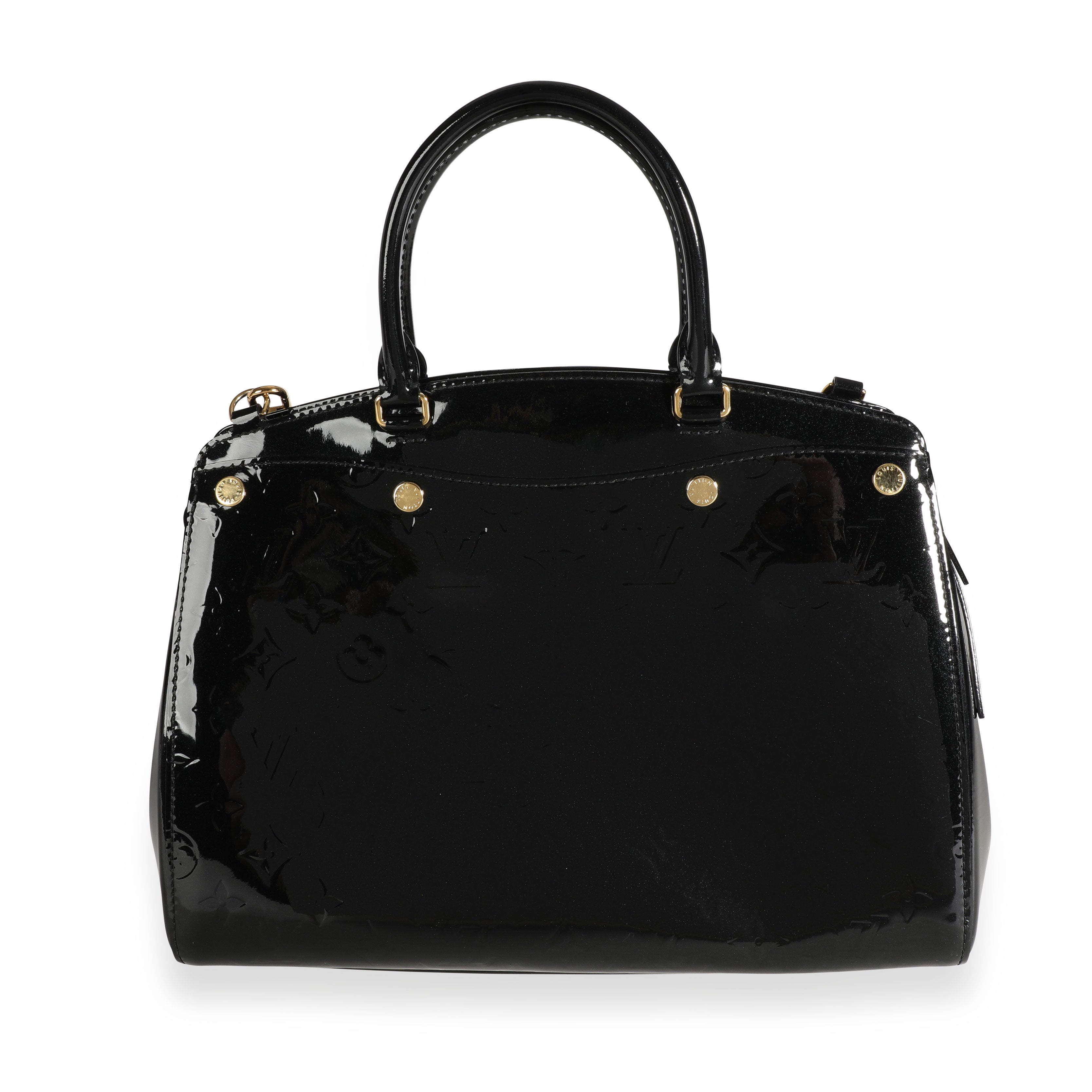 Louis Vuitton Louis Vuitton Black Monogram Vernis Brea NM MM