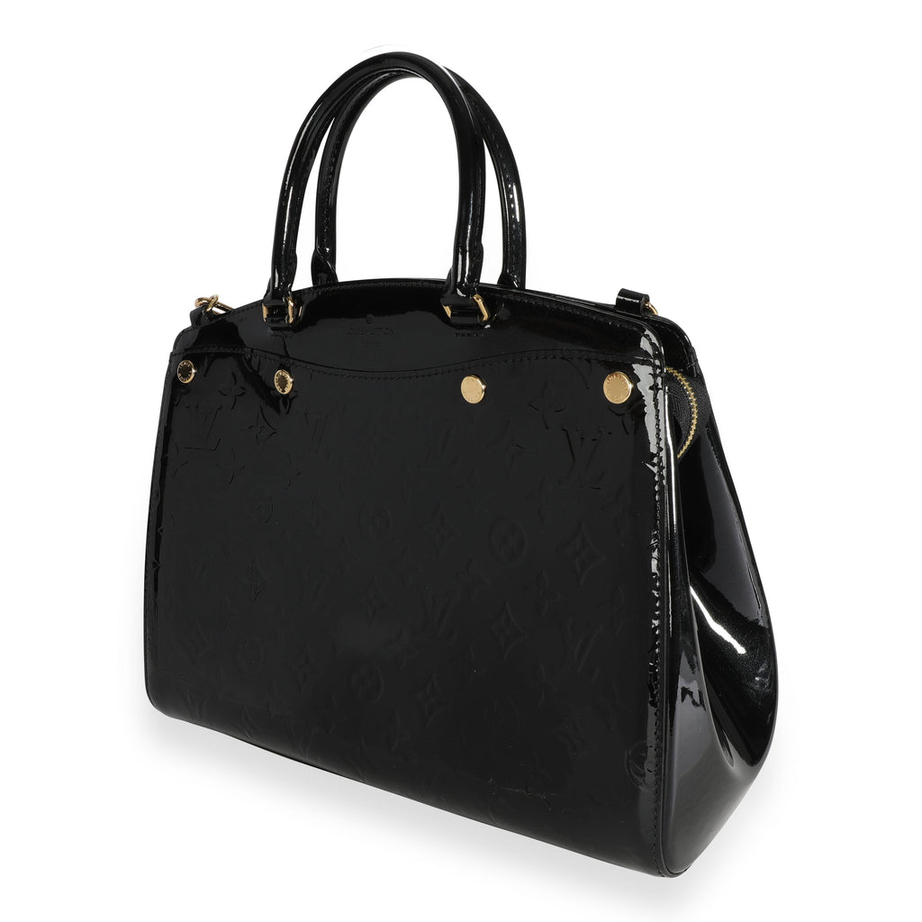 Louis Vuitton Louis Vuitton Black Monogram Vernis Brea NM MM