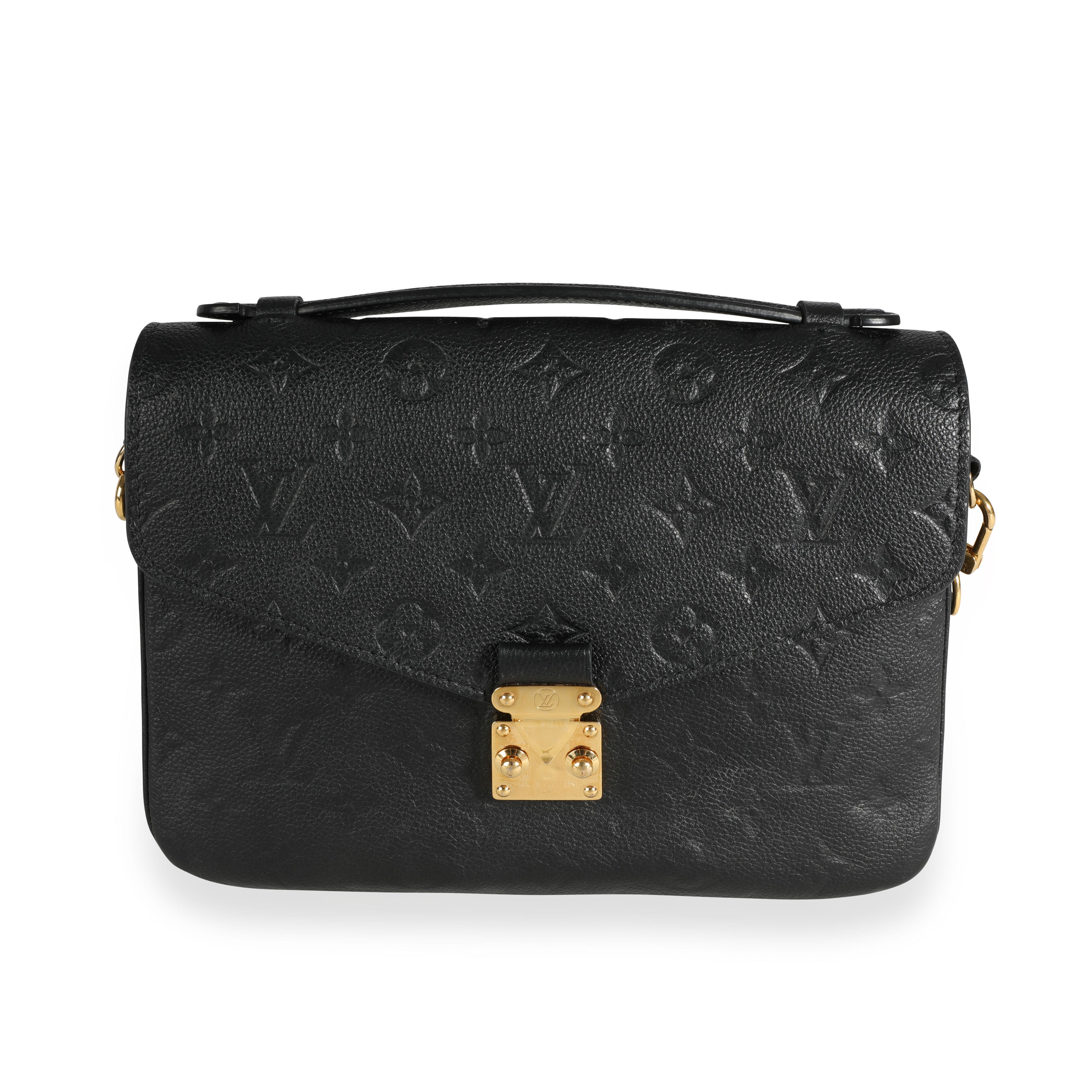 Louis Vuitton Louis Vuitton Black Monogram Empreinte Pochette Métis