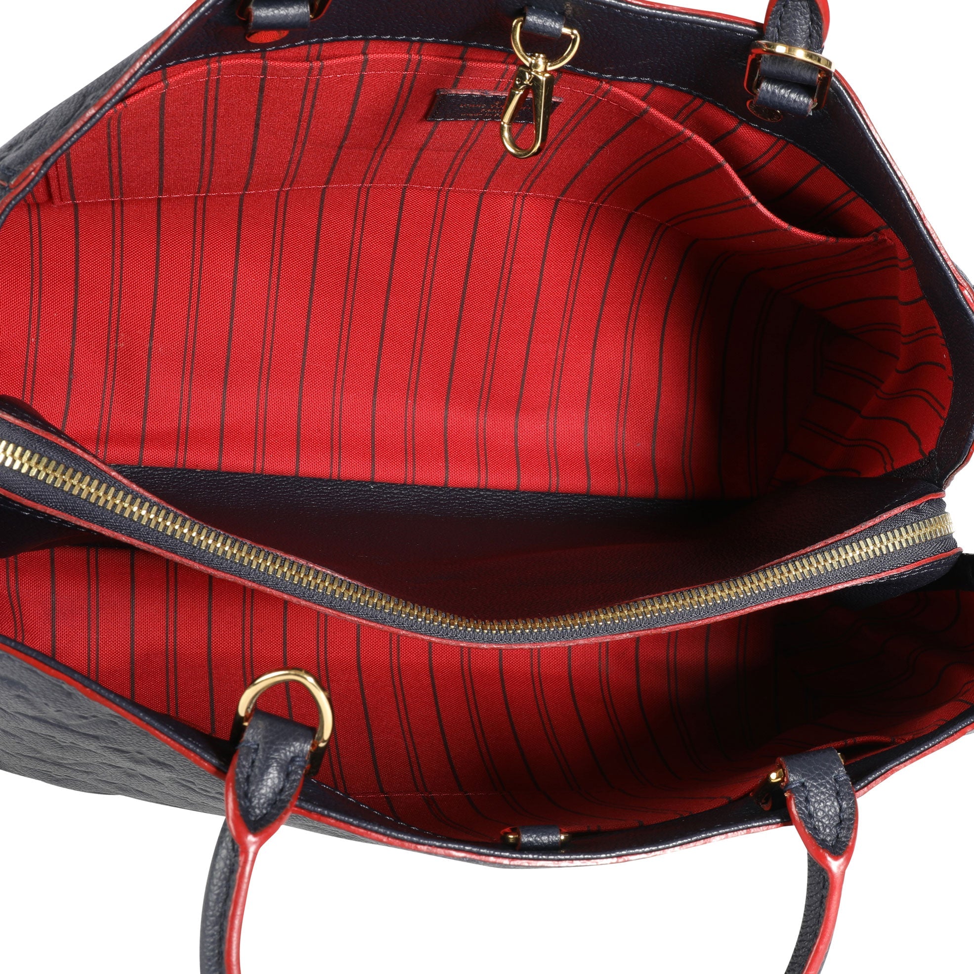 Louis Vuitton Louis Vuitton Marine Rouge Monogram Empreinte Montaigne MM