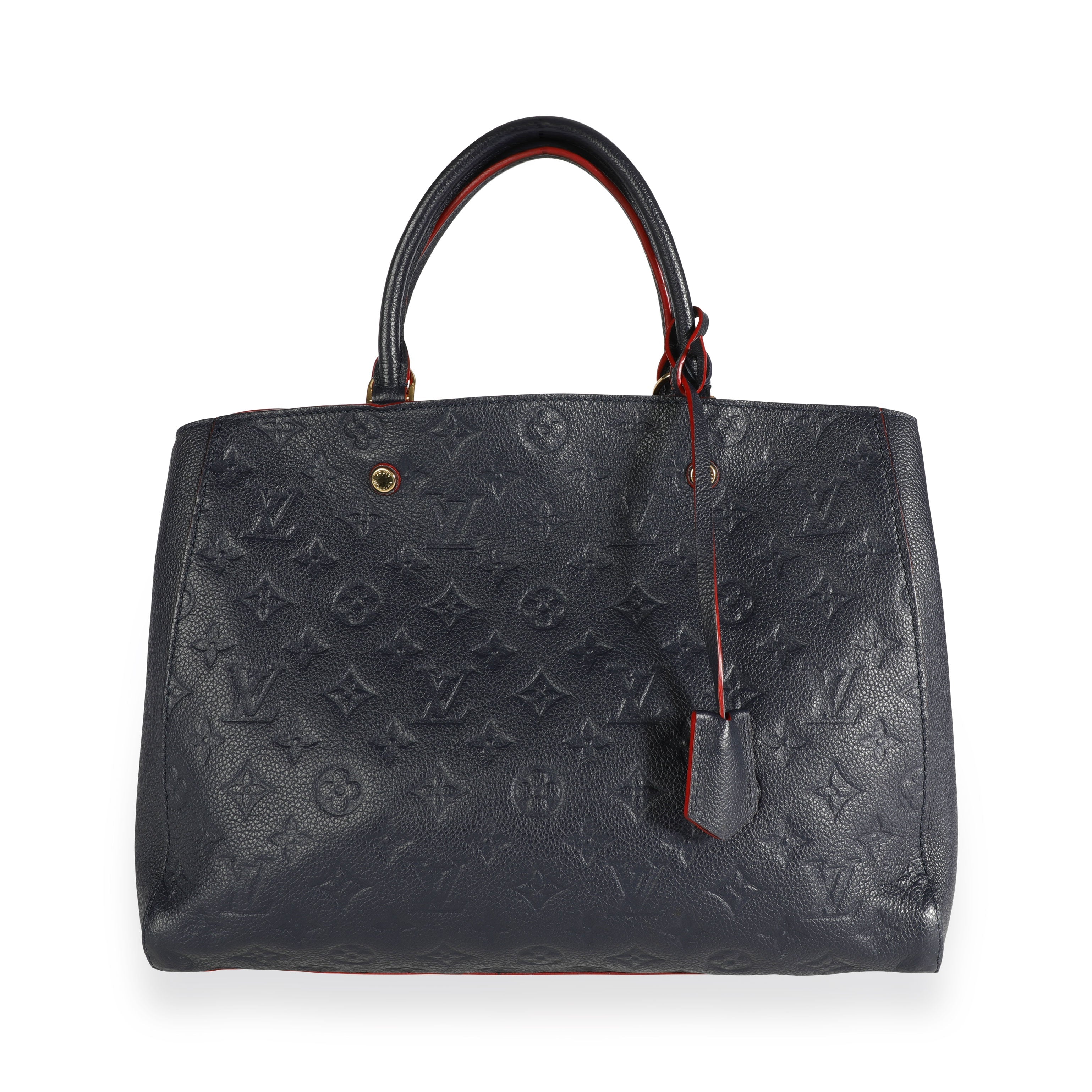 Louis Vuitton Louis Vuitton Marine Rouge Monogram Empreinte Montaigne MM