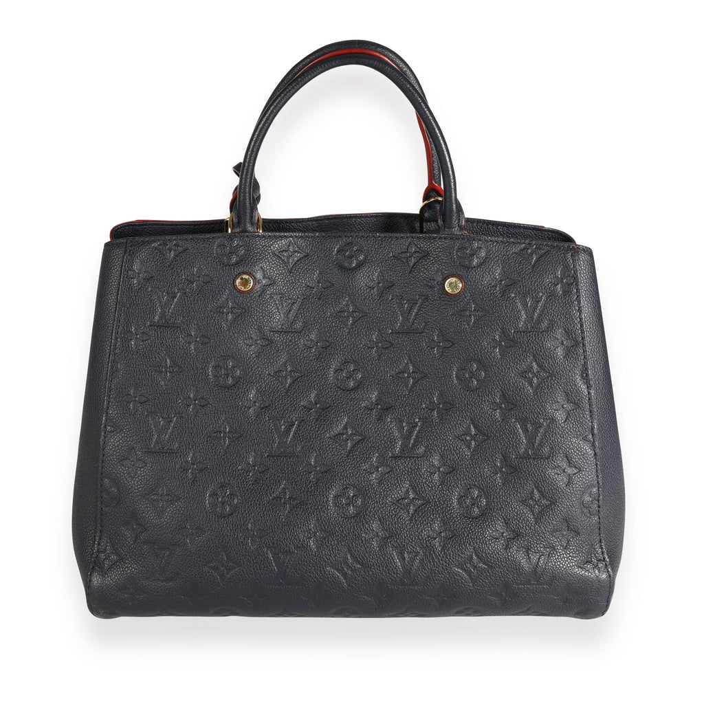 Louis Vuitton Louis Vuitton Marine Rouge Monogram Empreinte Montaigne MM