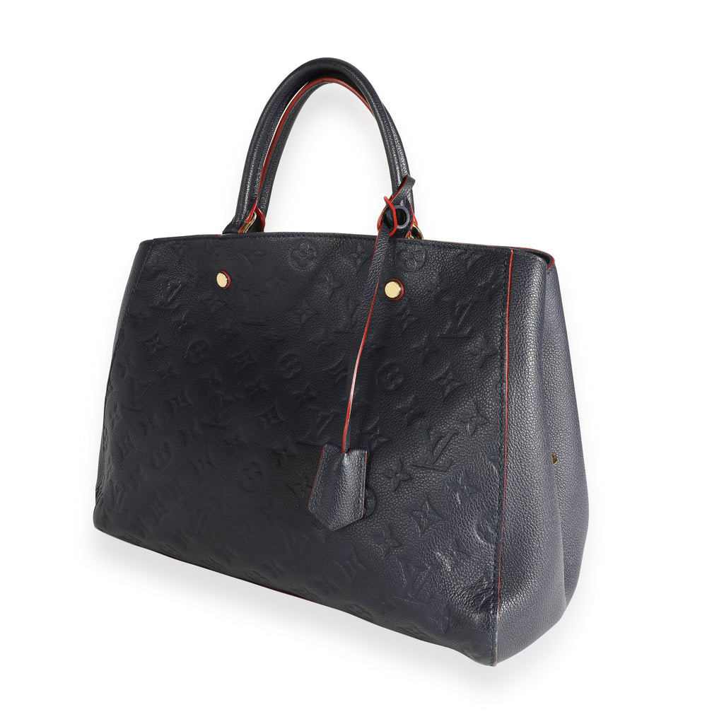 Louis Vuitton Louis Vuitton Marine Rouge Monogram Empreinte Montaigne MM