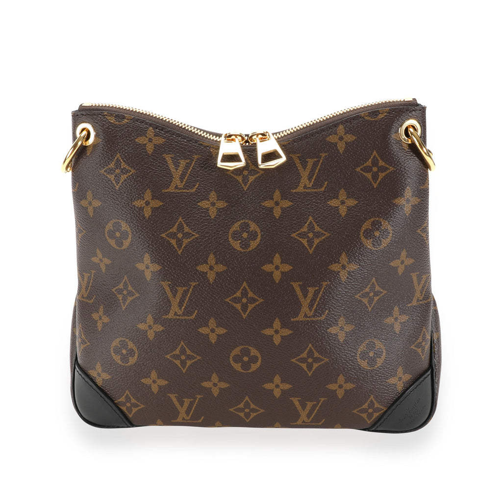 Louis Vuitton Louis Vuitton Monogram Canvas & Black Leather Odéon NM PM Bag