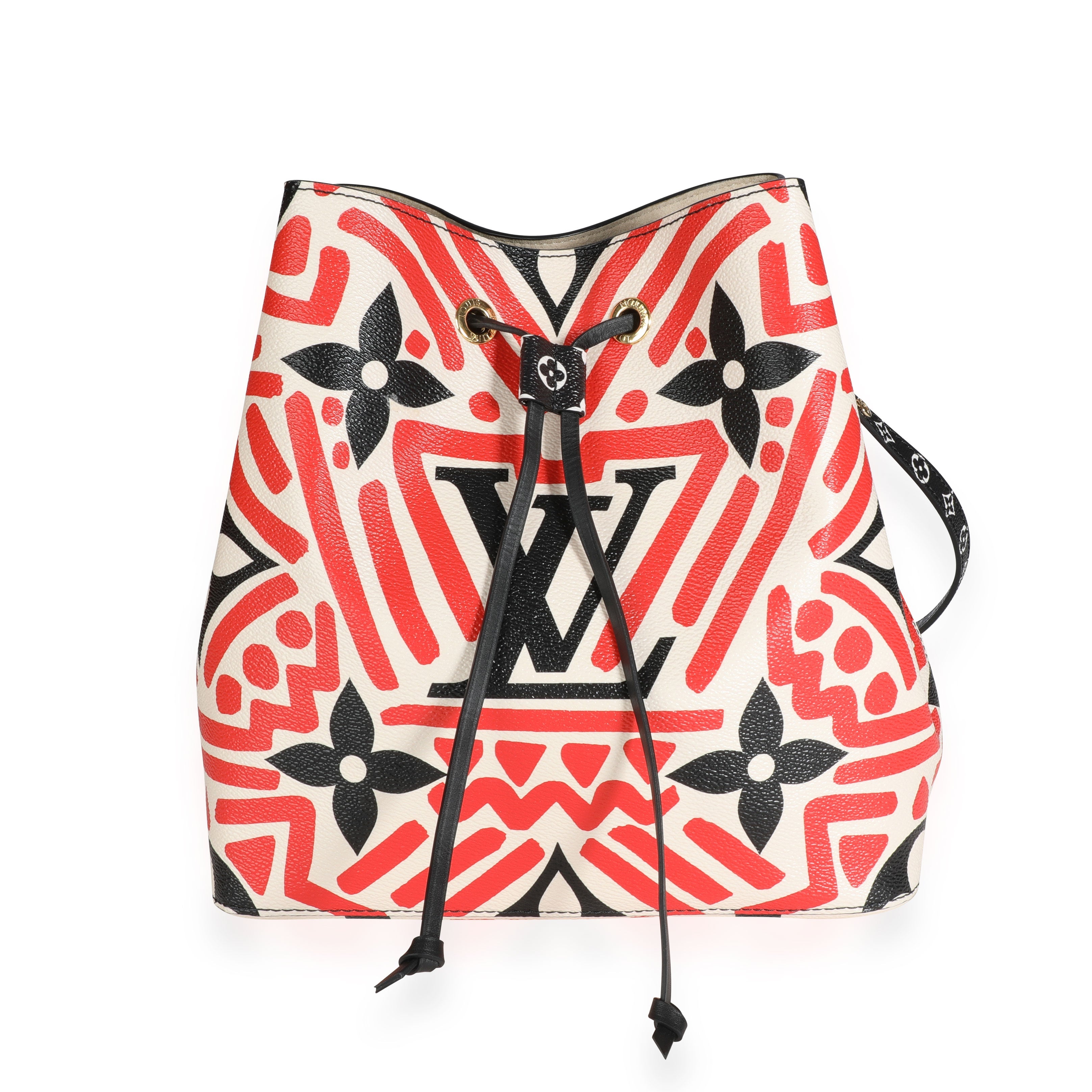 Louis Vuitton Louis Vuitton Cream & Red Monogram Giant LV Crafty NéoNoé MM