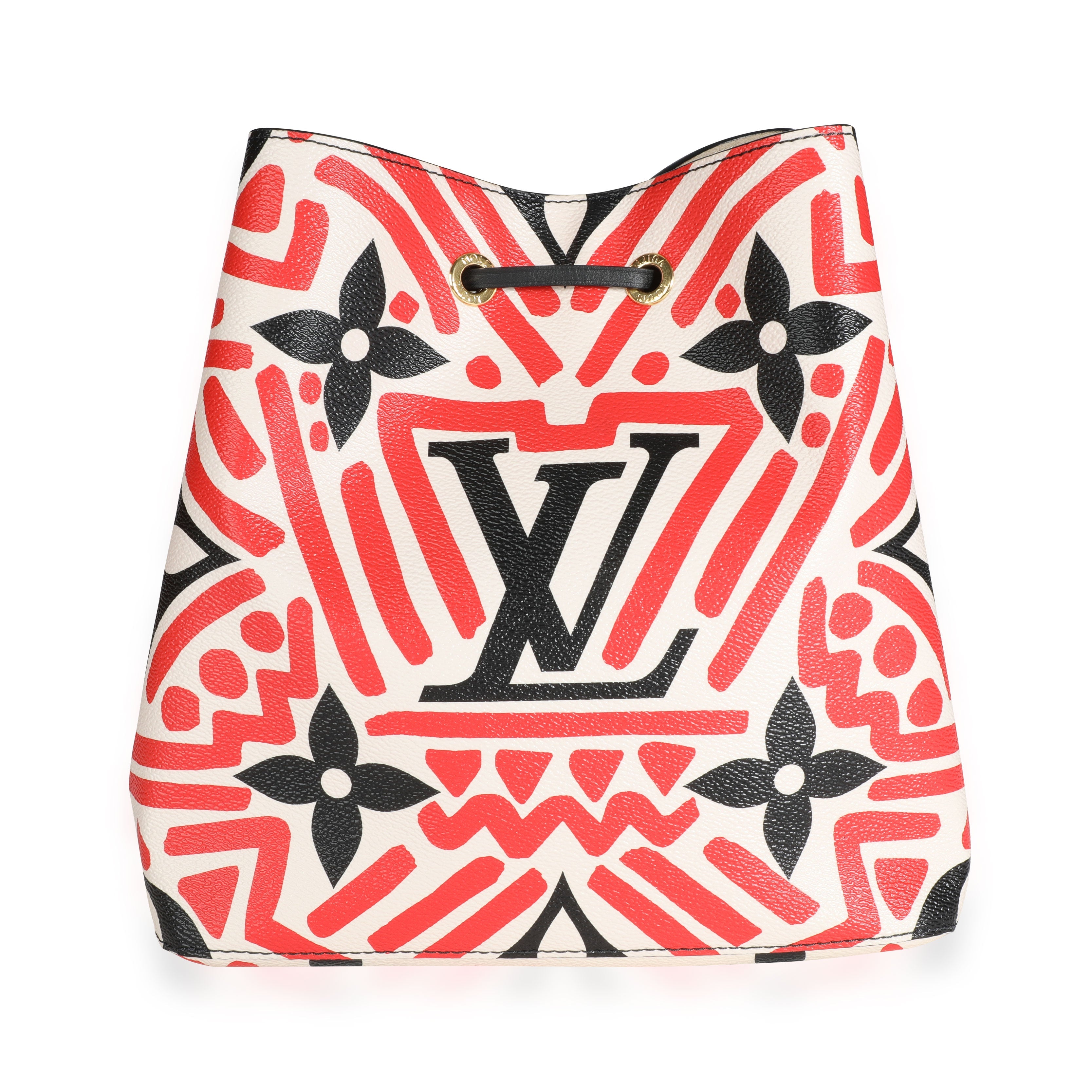 Louis Vuitton Louis Vuitton Cream & Red Monogram Giant LV Crafty NéoNoé MM