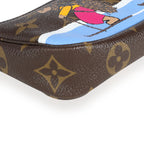 Louis Vuitton Louis Vuitton Monogram Canvas Bears on Skis Mini Pochette Accessoires