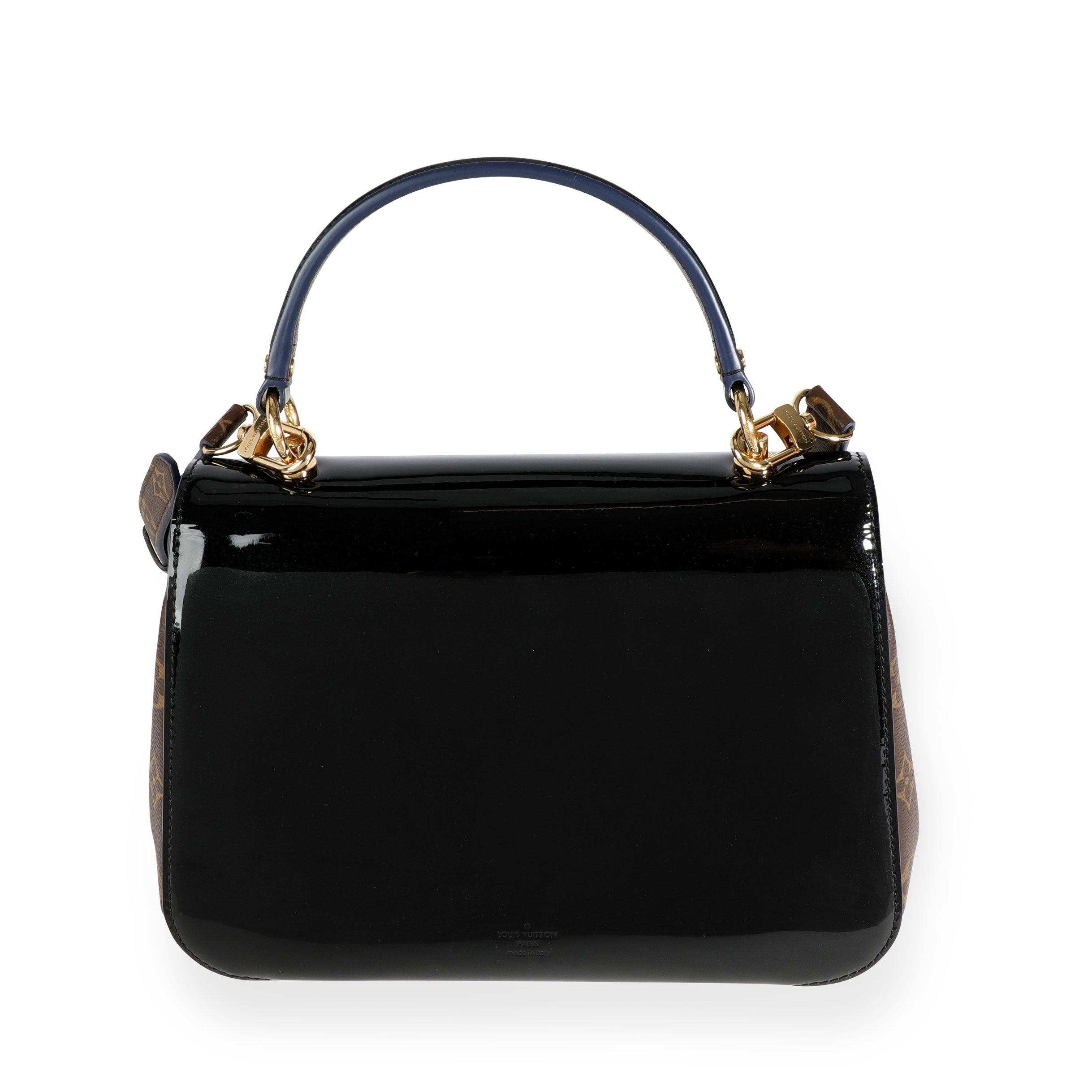 Louis Vuitton Louis Vuitton Black Miroir Vernis & Monogram Canvas Cherrywood PM