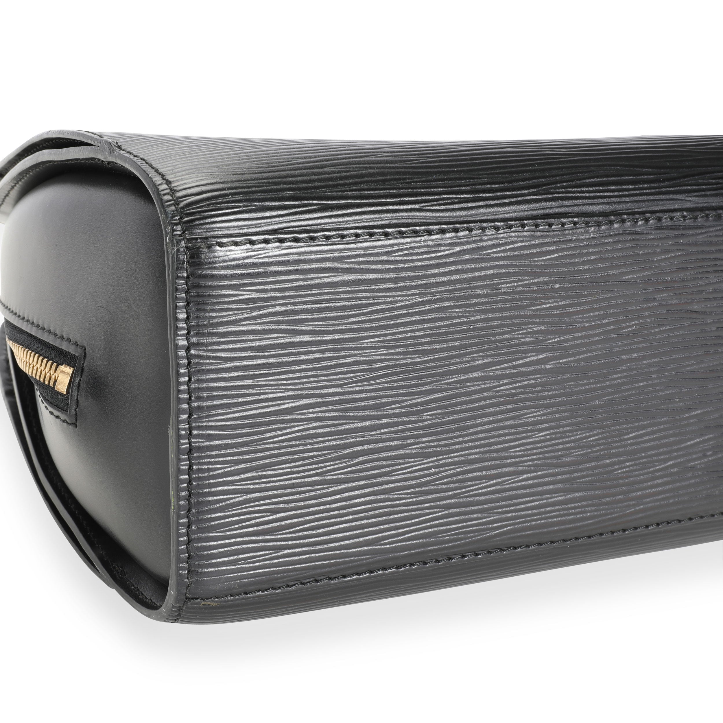 Louis Vuitton Louis Vuitton Black Epi Leather Pont Neuf PM