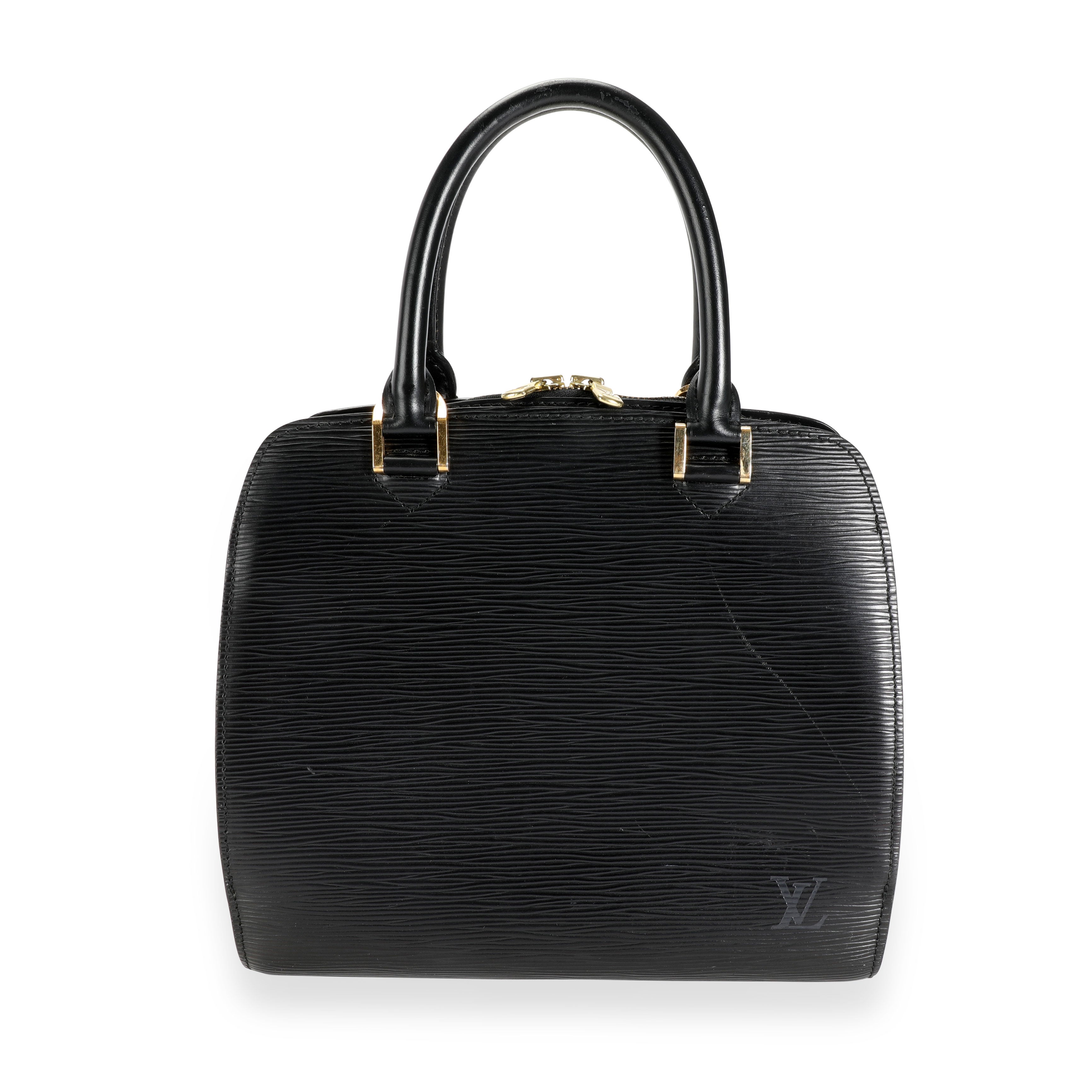 Louis Vuitton Louis Vuitton Black Epi Leather Pont Neuf PM