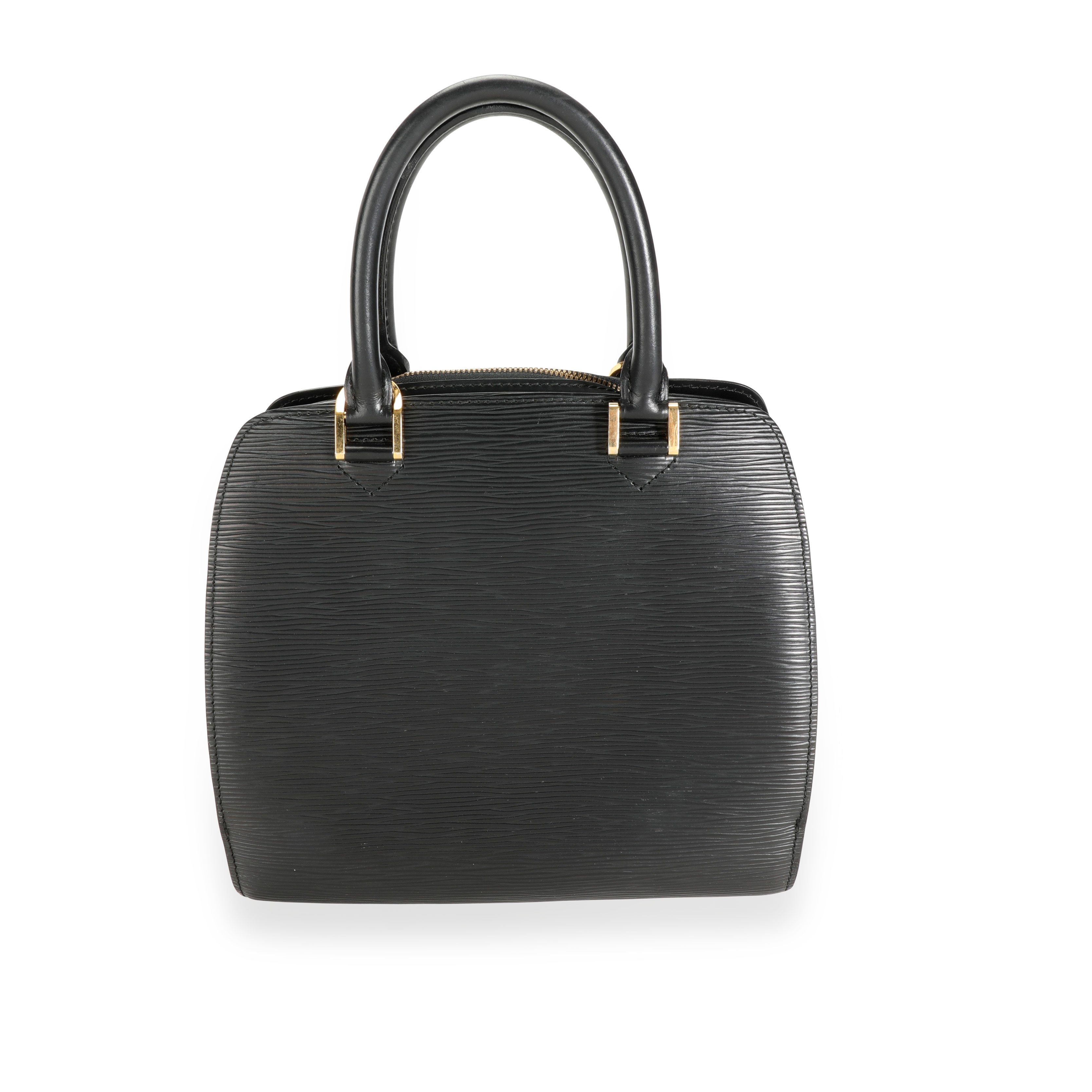 Louis Vuitton Louis Vuitton Black Epi Leather Pont Neuf PM