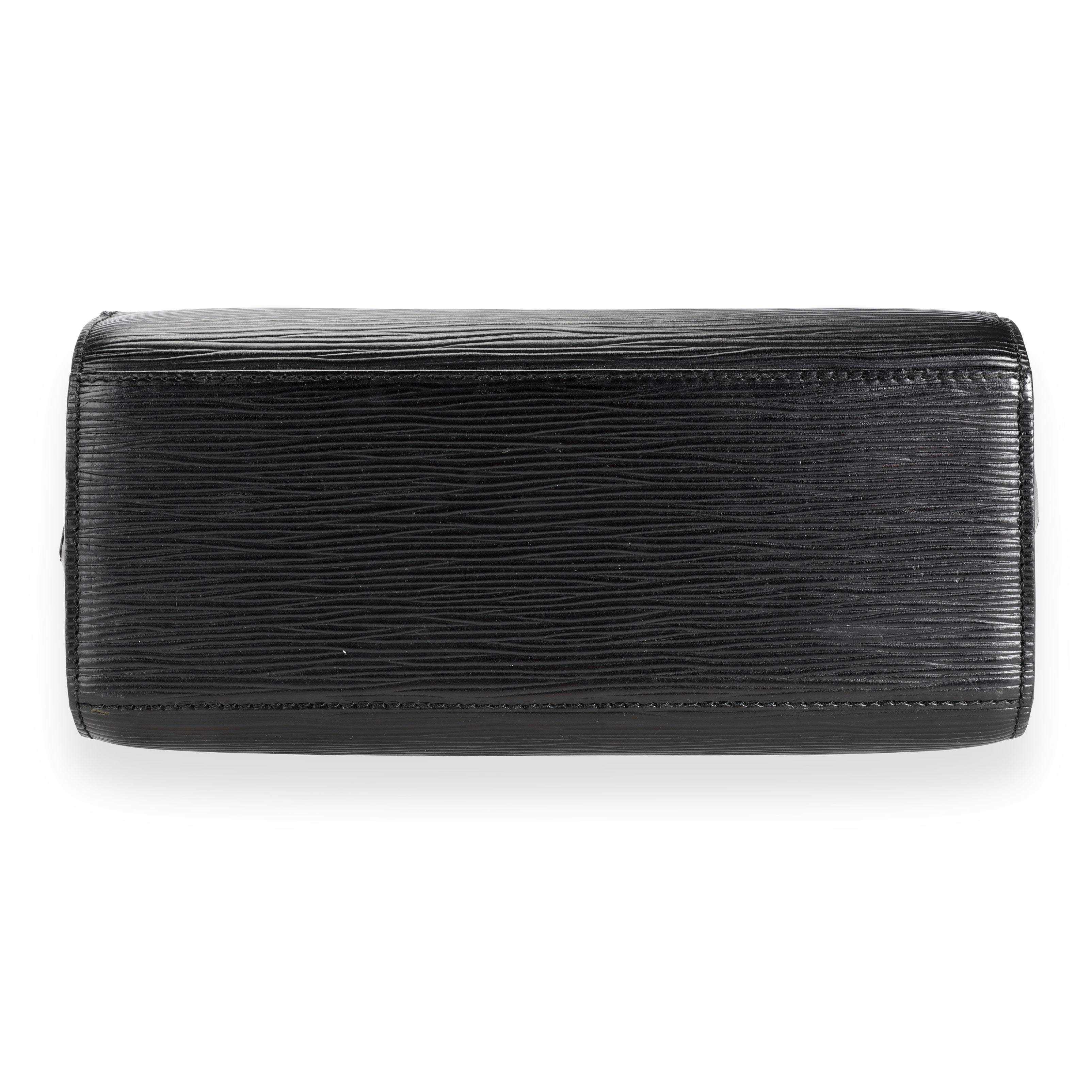 Louis Vuitton Louis Vuitton Black Epi Leather Pont Neuf PM