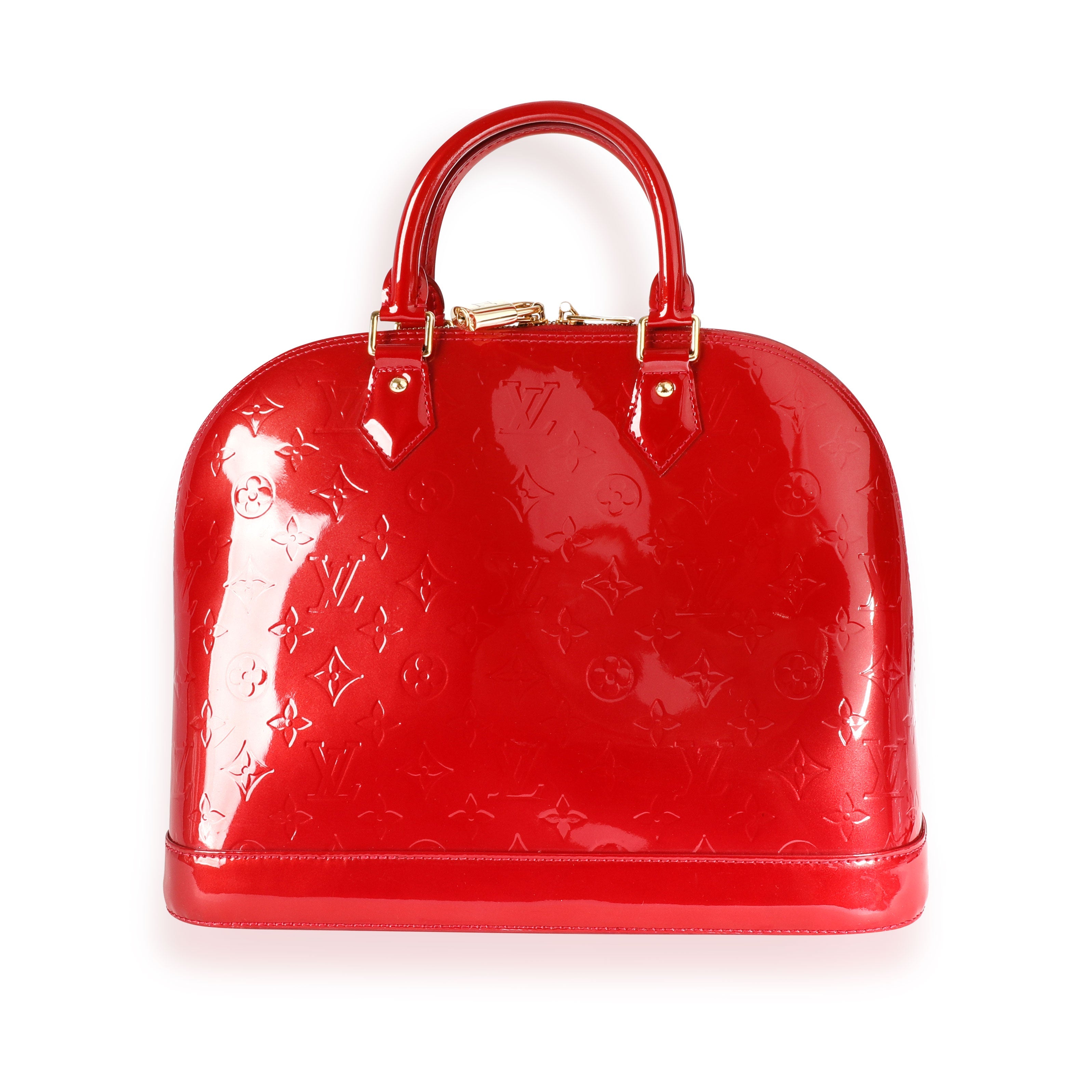 Louis Vuitton Louis Vuitton Cerise Monogram Vernis Alma MM