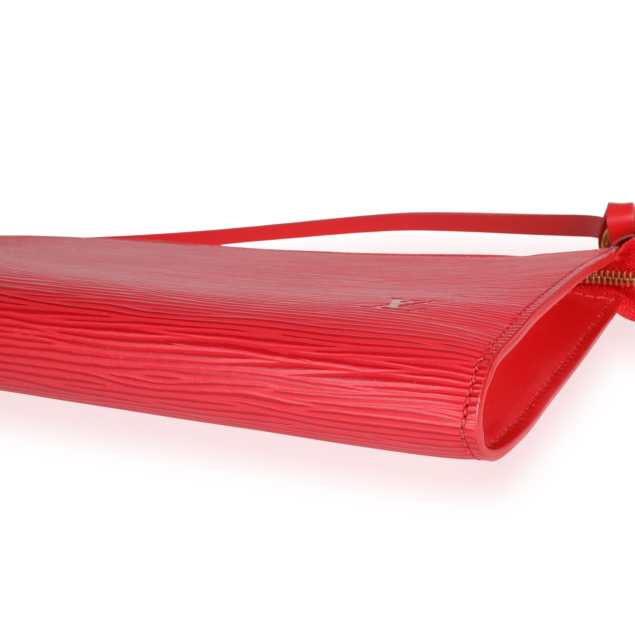 Louis Vuitton Louis Vuitton Coquelicot Epi Leather Pochette Accessoires 24