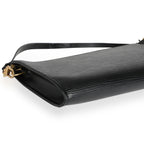 Louis Vuitton Louis Vuitton Black Epi Leather Pochette Accessoires 24