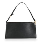 Louis Vuitton Louis Vuitton Black Epi Leather Pochette Accessoires 24