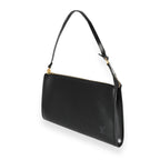 Louis Vuitton Louis Vuitton Black Epi Leather Pochette Accessoires 24