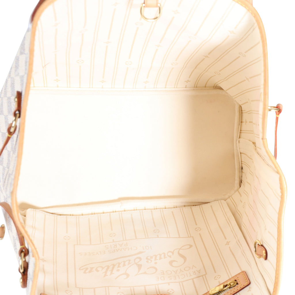 Louis Vuitton Louis Vuitton Damier Azur Neverfull MM