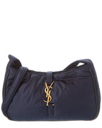 Saint Laurent Le 5 À 7 Mini Nylon Crossbody Blue ONE SIZE