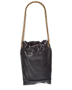 Saint Laurent Mini Leather Bucket Bag