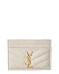 Saint Laurent Monogram Leather Card Holder