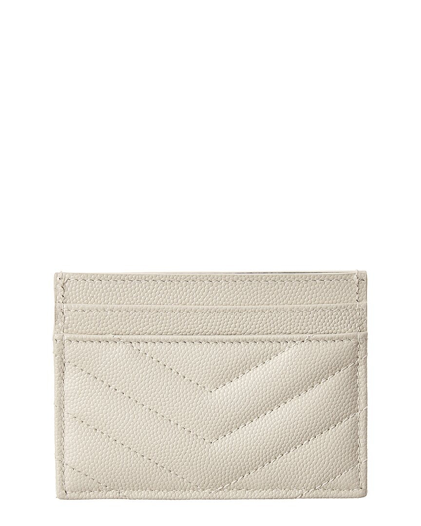 Saint Laurent Monogram Leather Card Holder