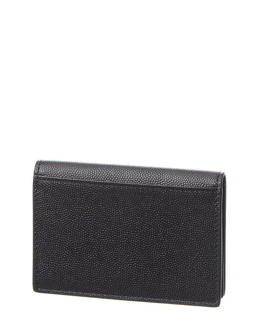 Saint Laurent Signature Leather Card Case