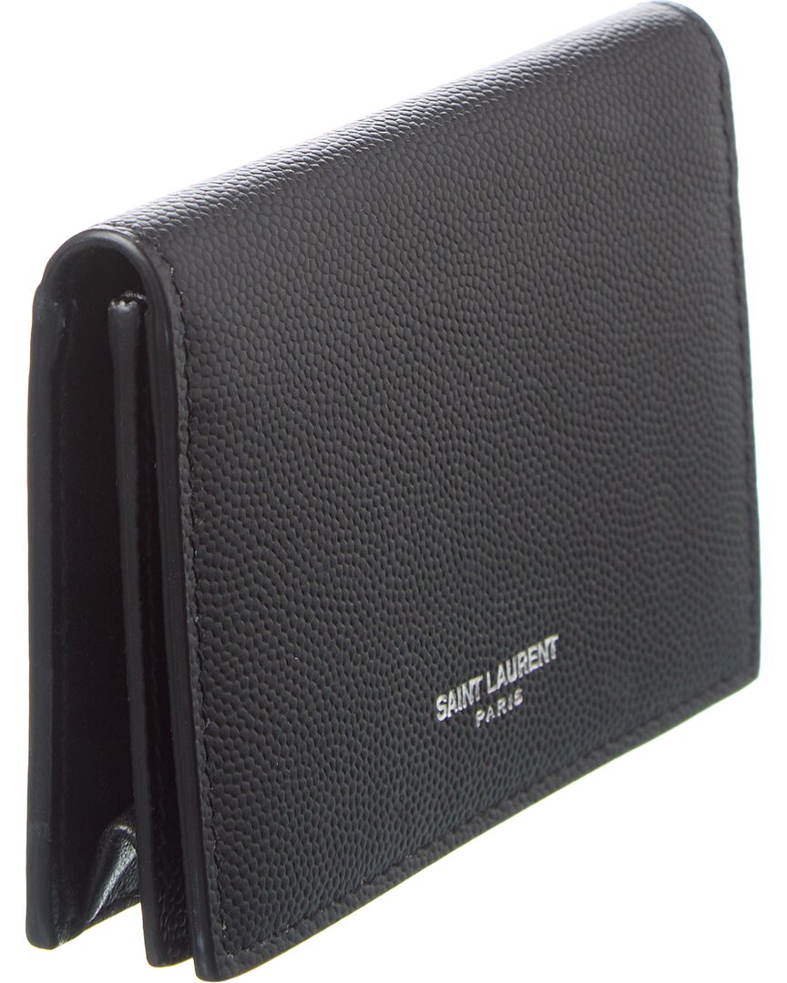 Saint Laurent Signature Leather Card Case