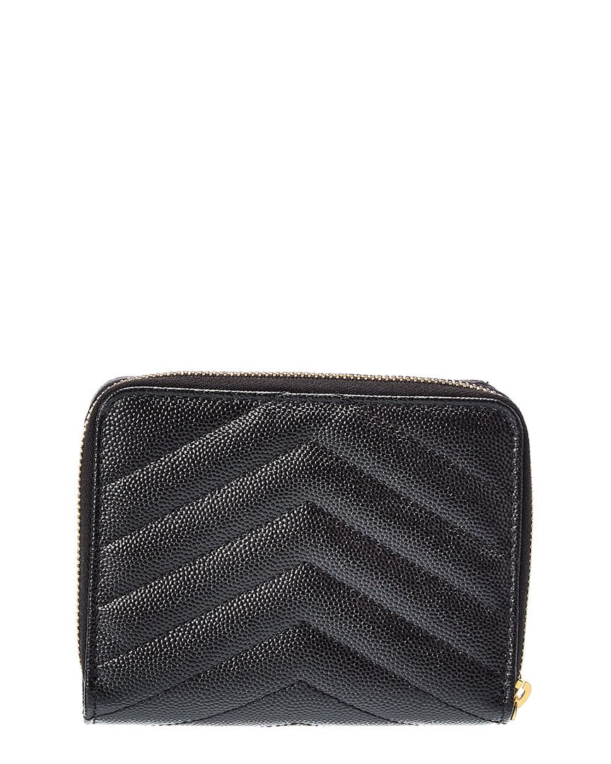 Saint Laurent Monogram Leather Card Case