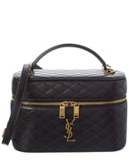 Saint Laurent Gaby Large Leather Cosmetic Case