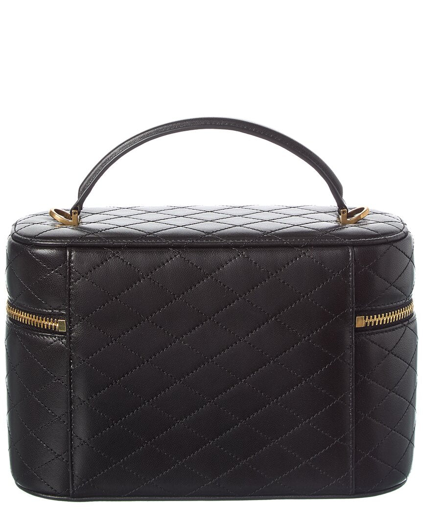 Saint Laurent Gaby Large Leather Cosmetic Case